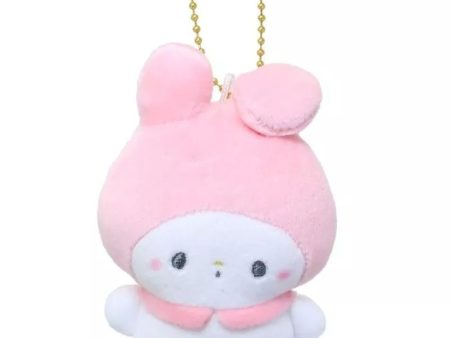 Kamiojapan Sanrio x Mochi Mochi Panda My Melody Mascot Plush Key Chain JAPAN Hot on Sale