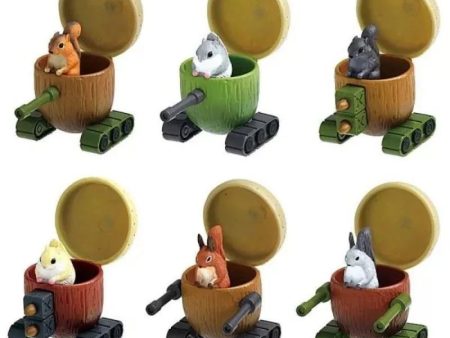 Yell Donguri Tank Figure Set of 6 Capsule Toy JAPAN OFFICIAL Online Hot Sale