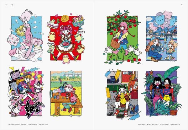 New Retro Illustration Book JAPAN OFFICIAL Cheap