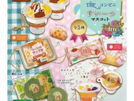 Super Real The Convenience Store Sweets Mascot Drei Set of 5 Capsule Toy JAPAN Supply