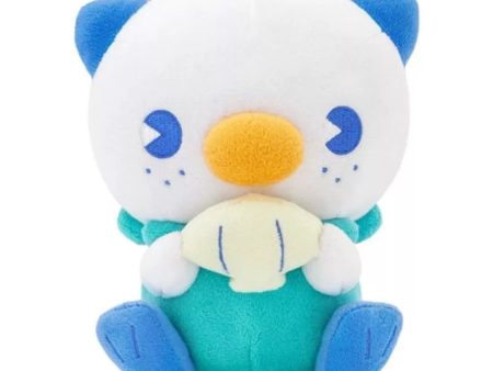 Pokemon Center Original Saiko Soda Refresh Oshawott Plush Doll JAPAN OFFICIAL For Discount