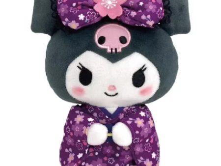 Sanrio Kuromi Sakura Kimono S Size Plush Doll JAPAN OFFICIAL Sale