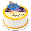 Let s Party Vertical Layon Cake Decoration Online now