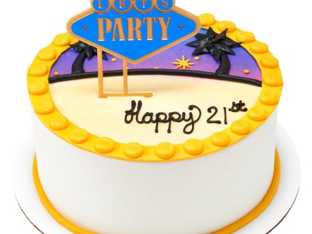 Let s Party Vertical Layon Cake Decoration Online now