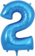 Oaktree 34  Numeral 2 Balloon - Blue Discount