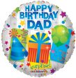 Happy Birthday Dad 18  Foil Balloon, 1ct Supply