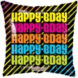 Many B-Days Gellibean Neon 18  Foil Balloon, 1ct Online now