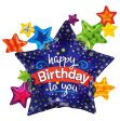 Happy Birthday Many Stars 36  Foil Balloon, 1ct Cheap