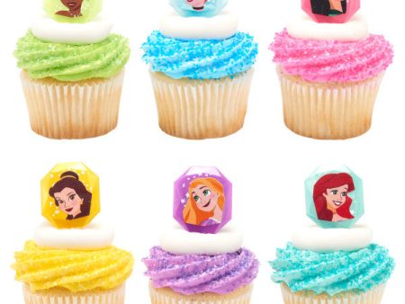 Disney Princess Characters Cupcake Rings on Sale