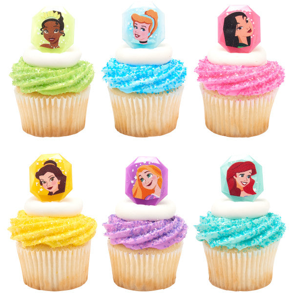 Disney Princess Characters Cupcake Rings on Sale