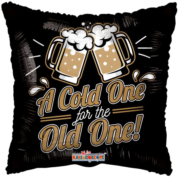 A Cold One For The Old One 18  Foil Balloon, 1ct For Cheap