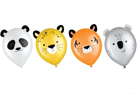 Get Wild Birthday 12  Latex Balloon Decoration Kit, 6ct Online Hot Sale