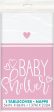 Pink Hearts Baby Shower Rectangular Plastic Table Cover, 54  x 84 , 1ct Hot on Sale