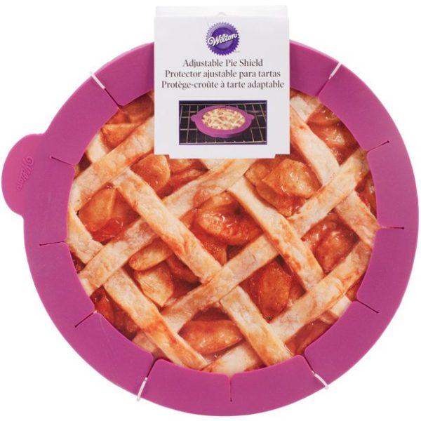 Adjustable Silicone Pie Crust Shield, 1ct on Sale