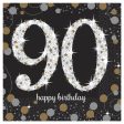 Sparkling Celebration  90  Beverage Napkins, 16ct on Sale