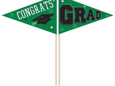 Grad Party Picks - Green, 36ct Supply