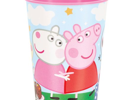 Peppa Pig 16oz Plastic Stadium Cup, 1ct For Discount