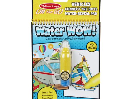 Water Wow! Vehicles Connect the Dots - On the Go Travel Activity Online