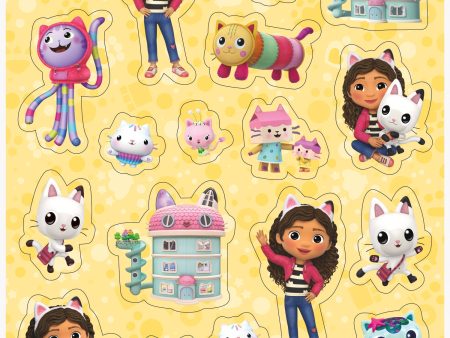 Gabby s Dollhouse Sticker Sheets, 4ct Online Hot Sale