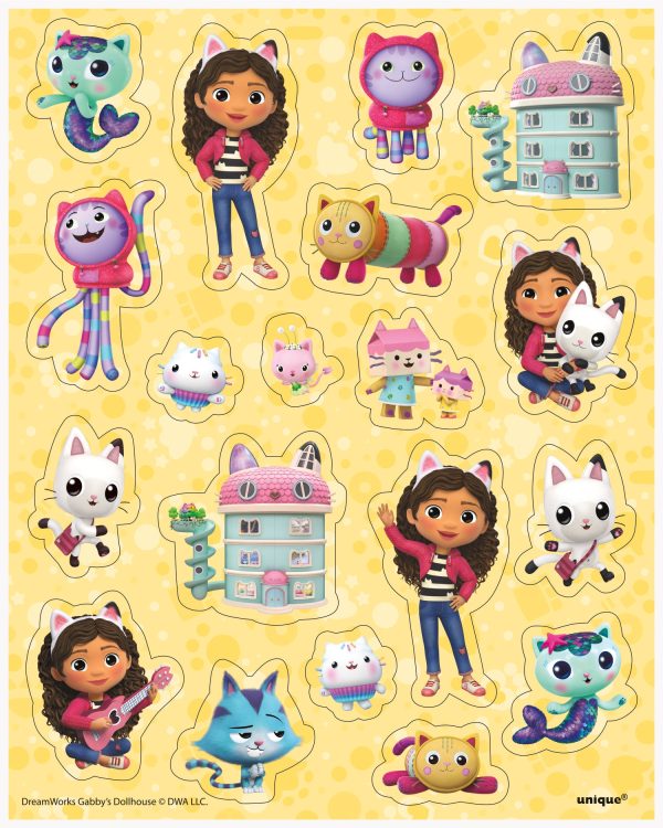 Gabby s Dollhouse Sticker Sheets, 4ct Online Hot Sale