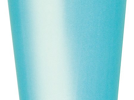 Terrific Teal 9oz Paper Cups, 8ct Fashion