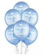 Grad 12  Latex Balloons - Powder Blue, 15ct For Sale