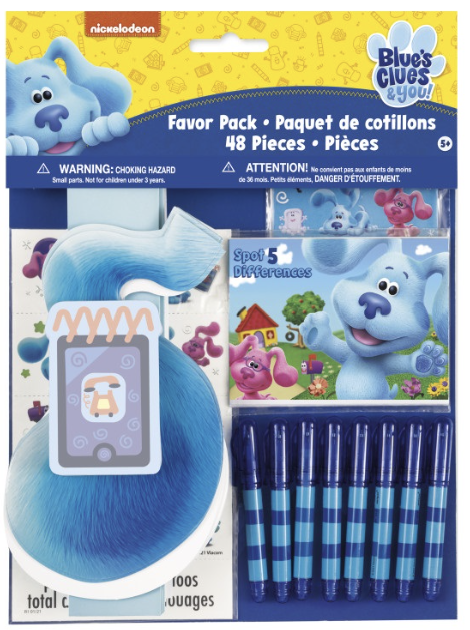 Blue s Clues Favor Pack, 48pc For Sale