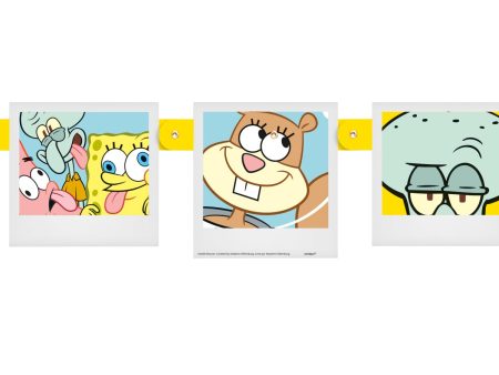 SpongeBob SquarePants Happy Birthday Banner Online Sale