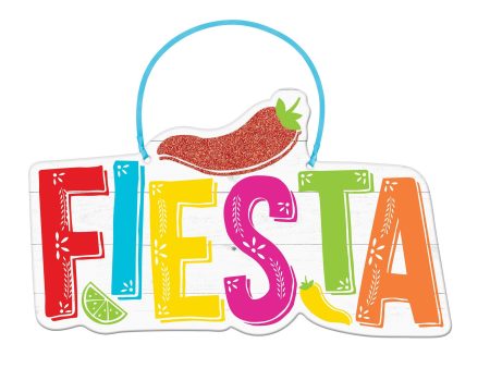 Fiesta Hanging Sign, 1ct Cheap