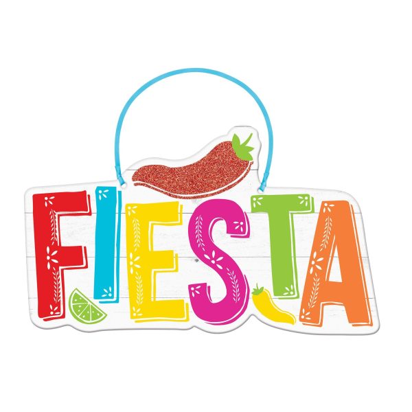 Fiesta Hanging Sign, 1ct Cheap