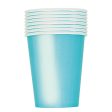 Terrific Teal 9oz Paper Cups, 8ct Fashion