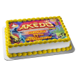 Akedo Arcade Warriors Various Characters Edible Cake Topper Image ABPID57494 Online now