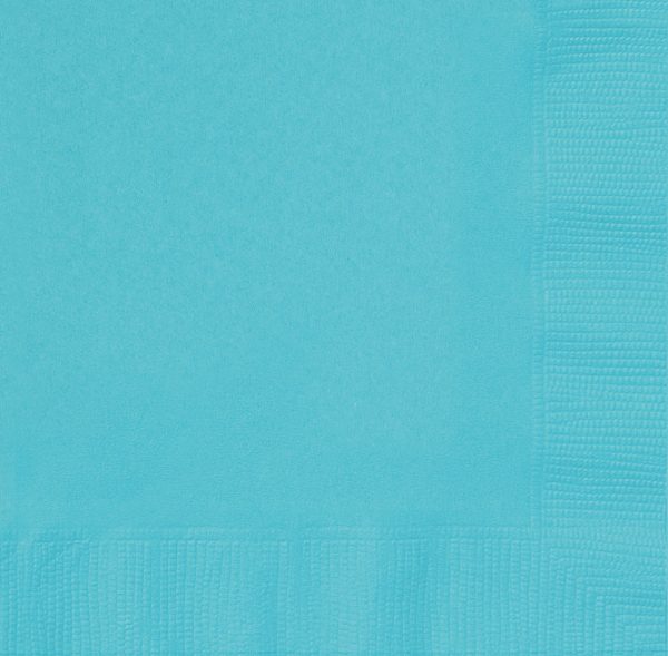 Terrific Teal Luncheon Napkins, 20ct Supply