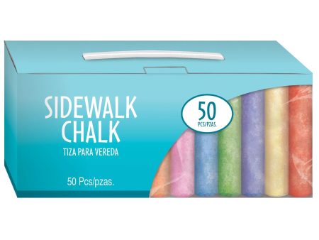 Sidewalk Chalk Box, 50pcs Online now