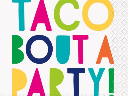 Taco Bout a Party Beverage Napkins, 16ct Discount