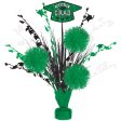 Grad Tinsel Burst Centerpiece - Green, 1ct Fashion