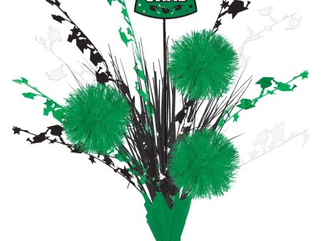 Grad Tinsel Burst Centerpiece - Green, 1ct Fashion